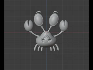 happy crab 3D Model