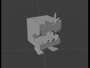 cute night coal 3D Model