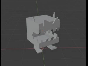cute night coal 3D Model