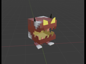 cute night coal 3D Model