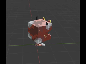 cute night coal 3D Model