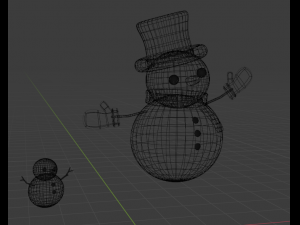 snowman 3D Model