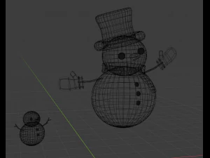 snowman 3D Model