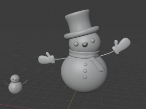 snowman 3D Model