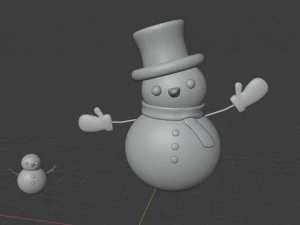snowman 3D Model