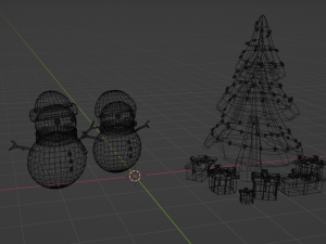 new year snowmen 3D Modell