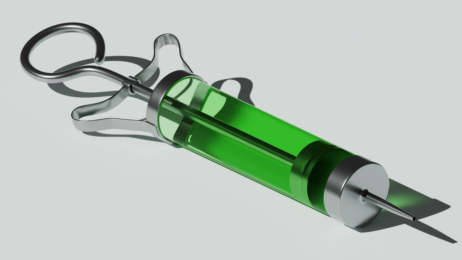 Syringe 3D Model .c4d .max .obj .3ds .fbx .stl .blend 
