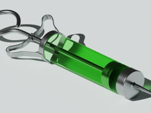 注射器 3Dモデル