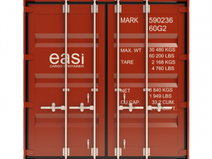 cargo-container 3D-Modell