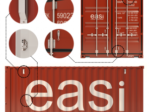cargo-container 3D-Modell