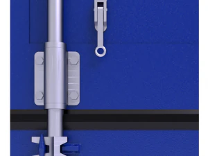cargo-container blue 20ft 3D Model