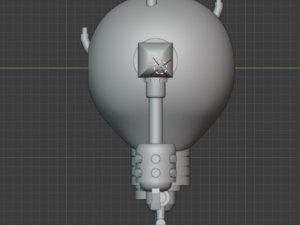 Low poly robot goliath 3D Model