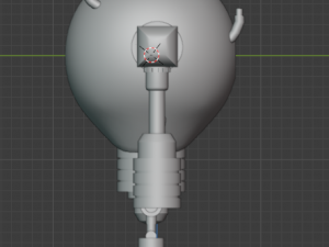 Low poly robot goliath 3D Model