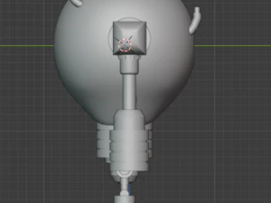Low poly robot goliath 3D Model