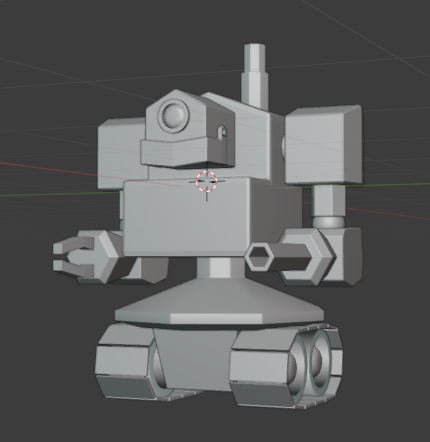 Low poly best sale robot 3d model
