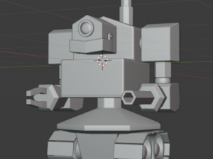 low poly robot tank low-poly 3Dモデル
