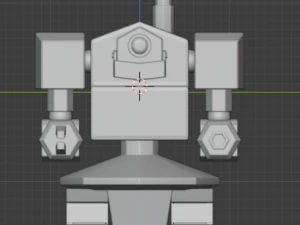 low poly robot tank low-poly 3D Model