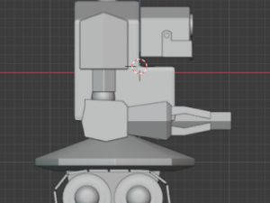 low poly robot tank low-poly 3Dモデル