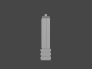 low - poly set of towers 3D 模型