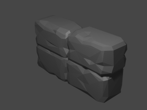 a set of low-poly items low-poly 3D Model