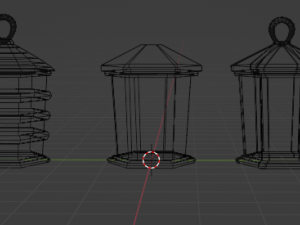 A set of low-poly lights 3D 模型