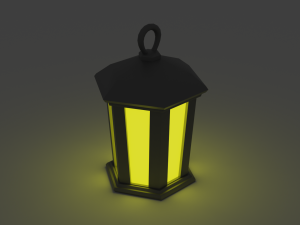 A set of low-poly lights 3D 模型