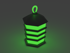 A set of low-poly lights 3D 模型