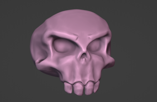 Skull 3D 模型 .c4d .max .obj .3ds .fbx .stl .blend 