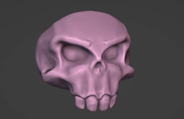Skull 3D Model .c4d .max .obj .3ds .fbx .stl .blend 