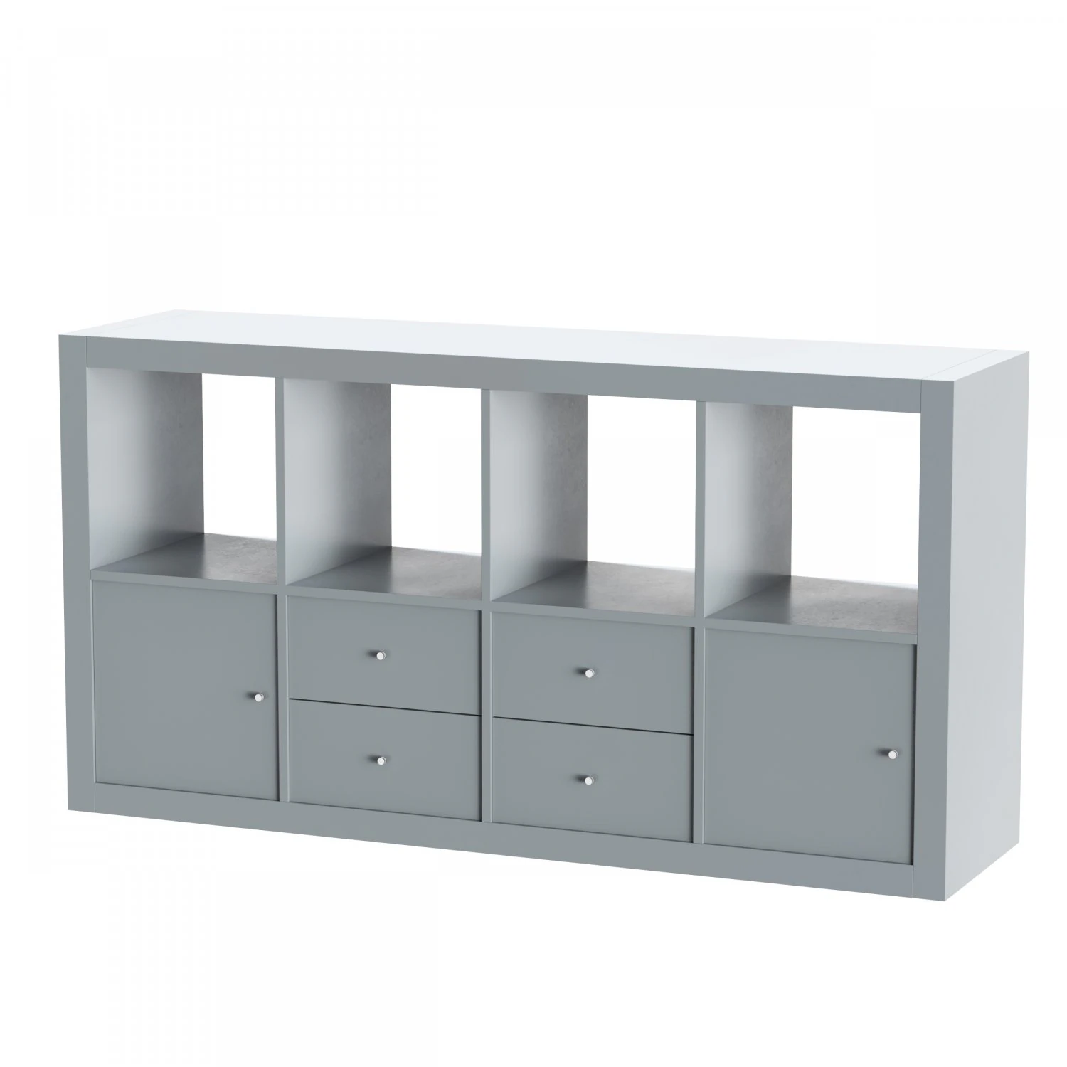 kallax shelf 3D Model .c4d .max .obj .3ds .fbx .stl .blend 