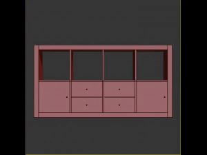 kallax shelf 3D Model