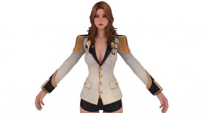 Young Women Young Girl Model 3D .c4d .max .obj .3ds .fbx .stl .blend 