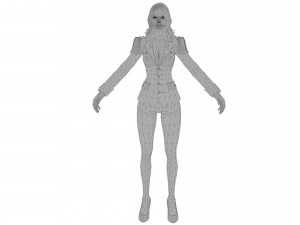 Young Women Young Girl Model 3D