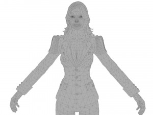 Young Women Young Girl Model 3D
