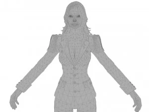 Young Women Young Girl 3D Model