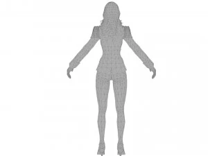 Young Women Young Girl 3D Model