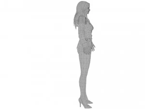Young Women Young Girl 3D Model