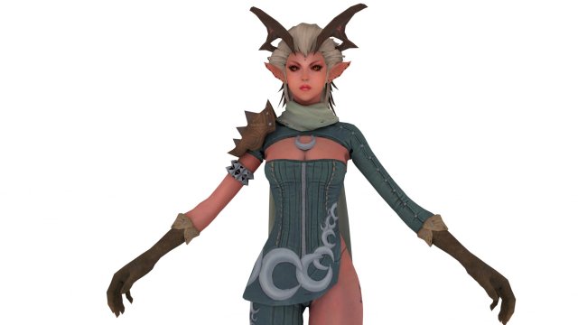 Devil Girl Modelo 3D .c4d .max .obj .3ds .fbx .stl .blend 