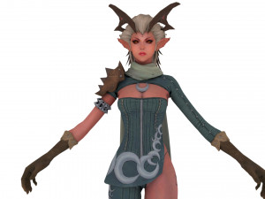 Devil Girl 3Dモデル