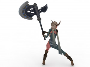 Devil Girl Modelo 3D