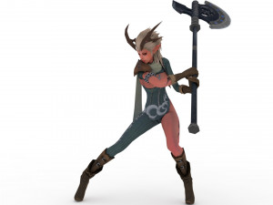Devil Girl Modelo 3D