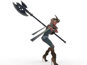Devil Girl Modelo 3D