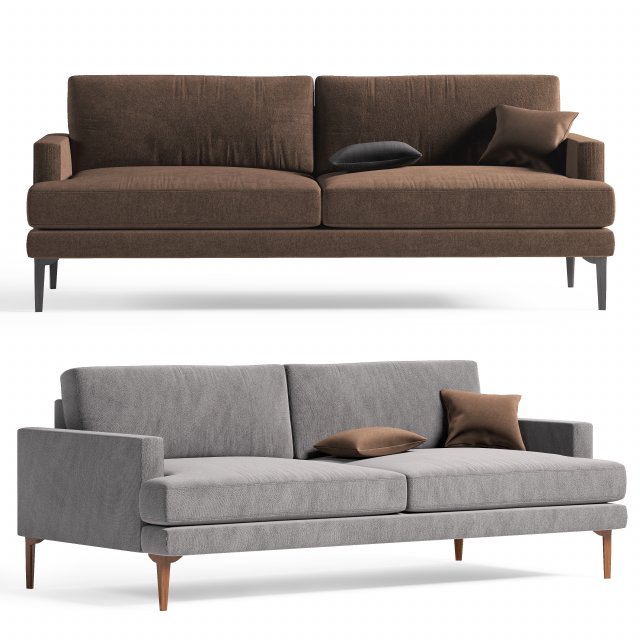 andes sofa Modelo 3D .c4d .max .obj .3ds .fbx .stl .blend 