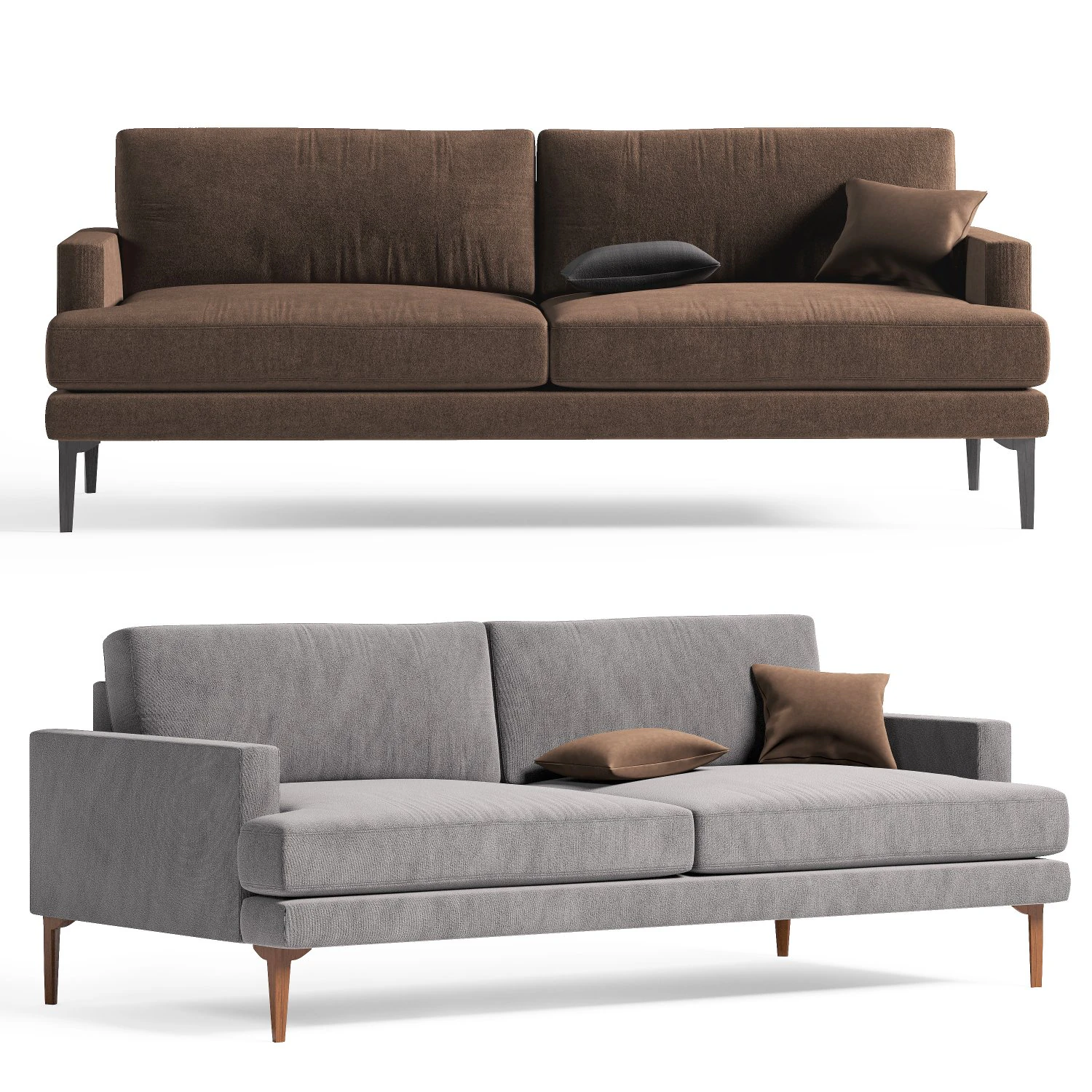 andes sofa 3D Model .c4d .max .obj .3ds .fbx .stl .blend 