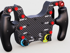 diy steering wheel gt3 simrracing 3Dプリントモデル