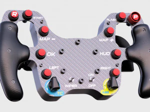 diy steering wheel gt3 simrracing 3D Print Model