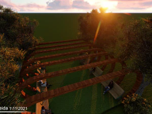 seating places 3D Model