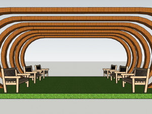 seating places Modelo 3D