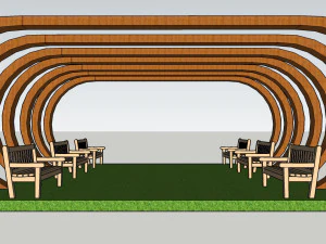 seating places 3D Model