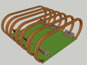 seating places 3D Model